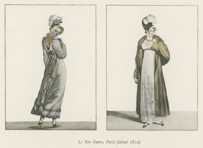 La Bon Genre, Paris (omkring 1810) af English School