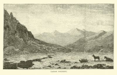 Ladak Landskab af English School