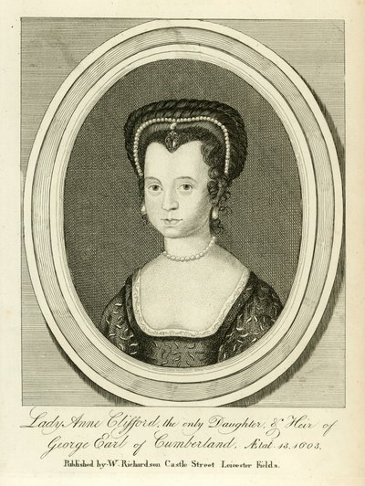 Lady Anne Clifford af English School