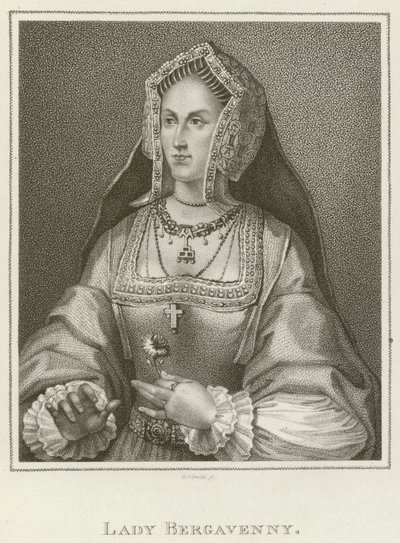 Lady Bergavenny (gravering) af English School