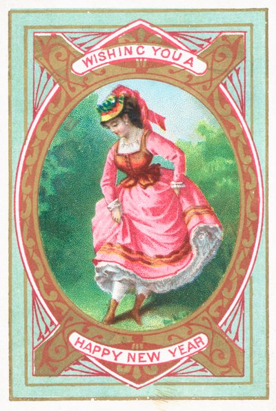 Lady Dancing, nytårskort af English School