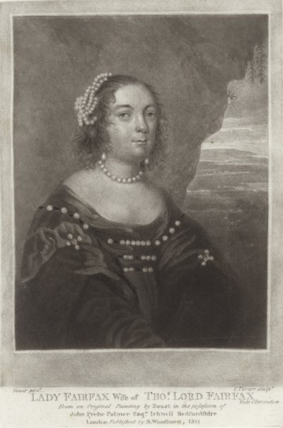 Lady Fairfax af English School