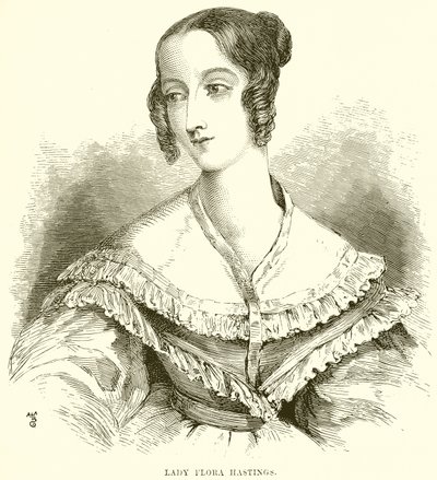 Lady Flora Hastings af English School