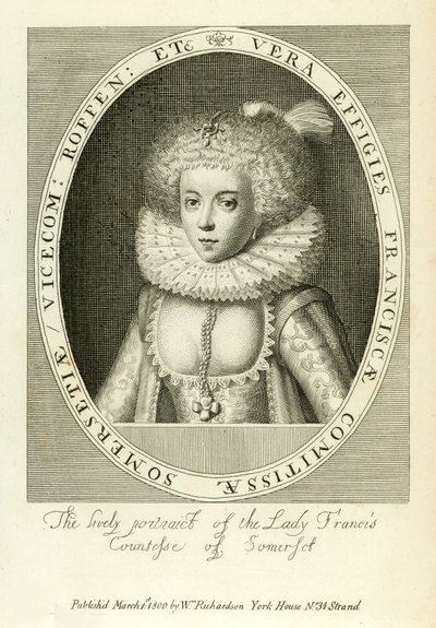 Lady Francis, grevinde af Somerset af English School