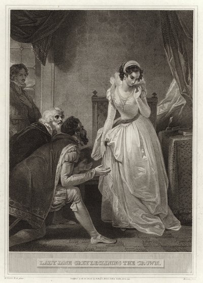 Lady Jane Gray afslår kronen af English School