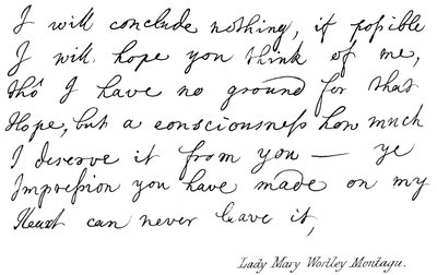 Lady Mary Wortley Montagu af English School