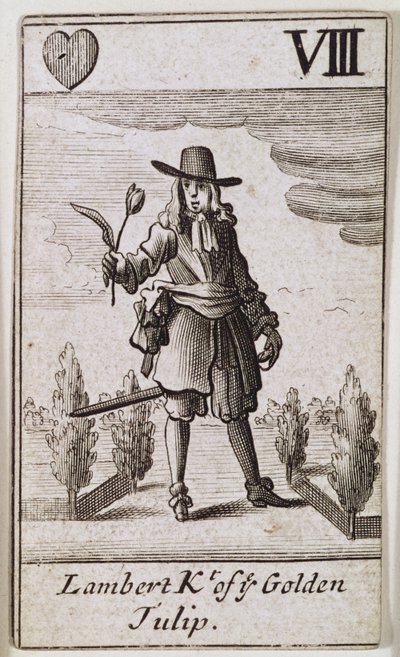 Lambert Simnel, Ridder af Den Gyldne Tulipan, fra et sæt spillekort af English School