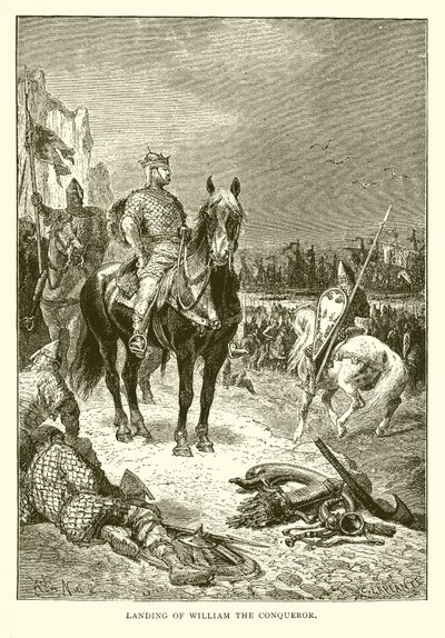 Vilhelm Erobrerens landgang af English School