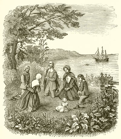 Pilgrimsfædrenes landgang af English School