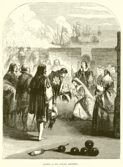 Landgang af prinsesse Henrietta af English School