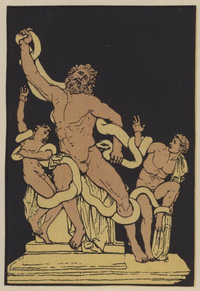 Laocoon (Color Litho) af English School