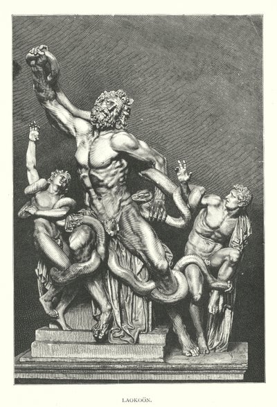 Laokoon (kobberstik) af English School