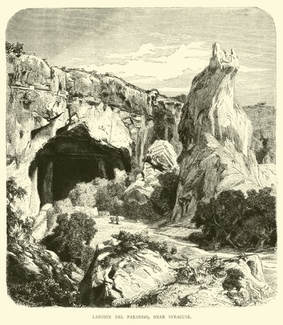 Latomie del Paradiso, nær Syracuse af English School