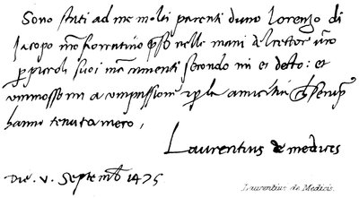 Lawrence af Medici af English School