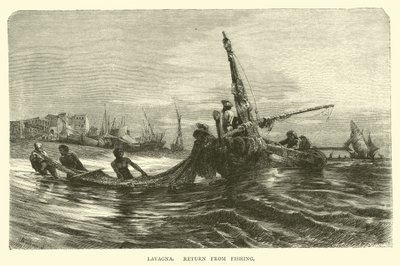 Lavagna, tilbage fra fiskeri af English School