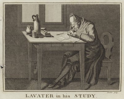 Lavater i sit arbejdsværelse af English School