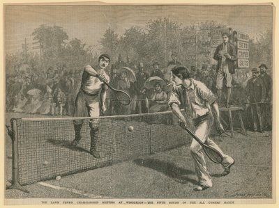 Møde i græsplænen tennismesterskab af English School