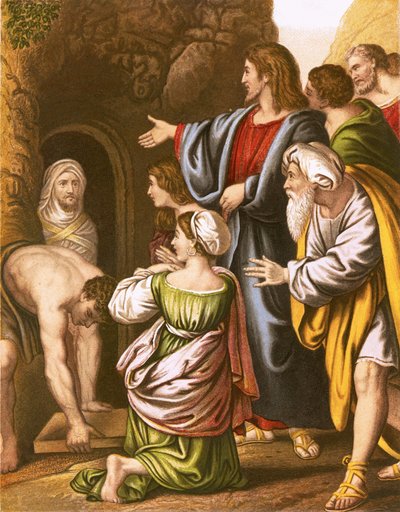 Lazarus rejste sig fra de døde af English School