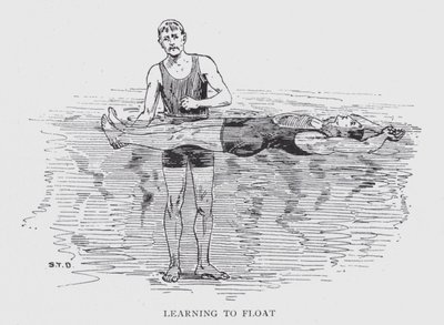 Lær at flyde (litho) af English School