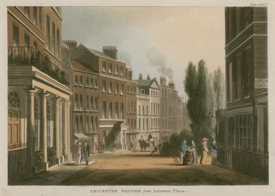 Leicester Square von Leicester Place, London von English School