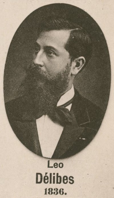 Leo Delibes (gravering) af English School