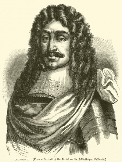 Leopold I (gravering) af English School