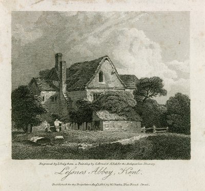 Lesnes Abbey i Kent af English School
