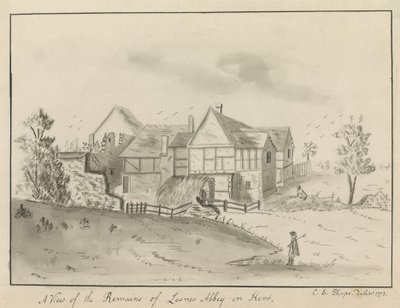 Lesnes Abbey i Kent af English School