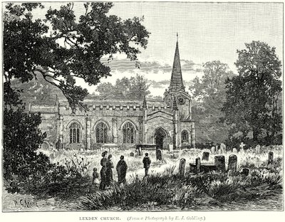 Lexden Kirke (gravering) af English School