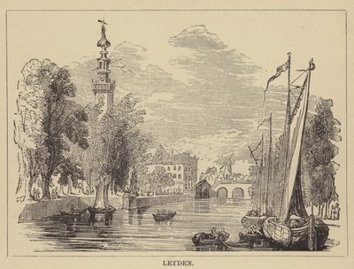Leyden (gravering) af English School