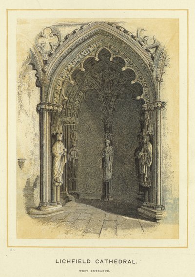 Lichfield Cathedral, vestlige indgang af English School