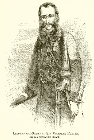 Generalløjtnant Sir Charles Napier af English School