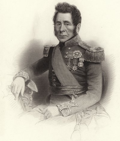 Generalløjtnant Sir John Fox Burgoyne af English School