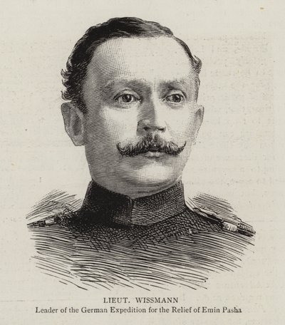 Løjtnant Wissmann (gravering) af English School