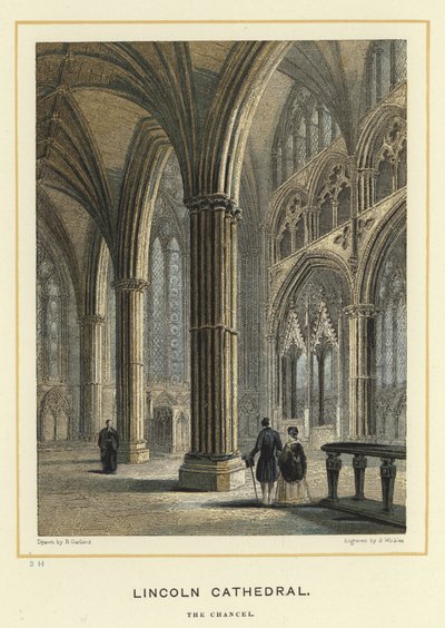 Lincoln Cathedral, koret af English School
