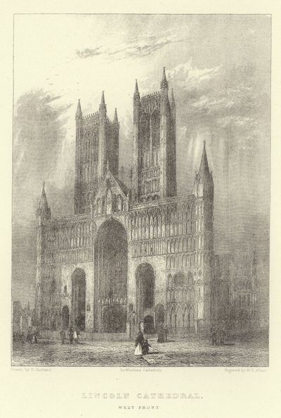 Lincoln Cathedral, vestfronten af English School