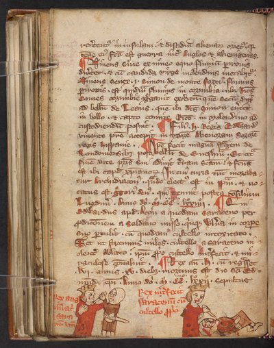 Lindisfarne-evangeliet, Cotton MS Nero A IV, f. 110v (pergament) af English School