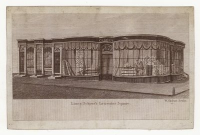 Leinenhändler, Gedges, Visitenkarte von English School