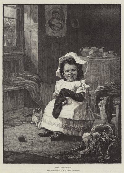 Lille bedstemor (gravering) af English School