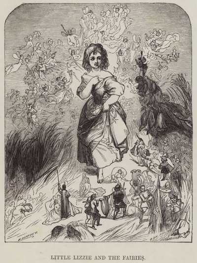 Lille Lizzie og feerne (kobberstik) af English School