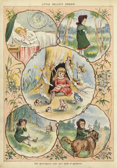 Lille Nellies drøm (chromolitho) af English School