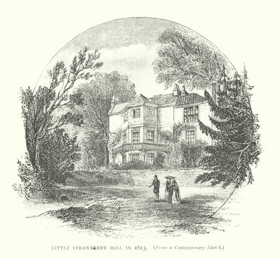Little Strawberry Hill i 1813 (kobberstik) af English School