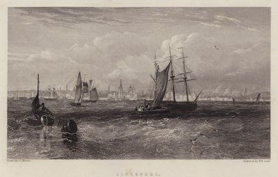 Liverpool (farve litho) af English School