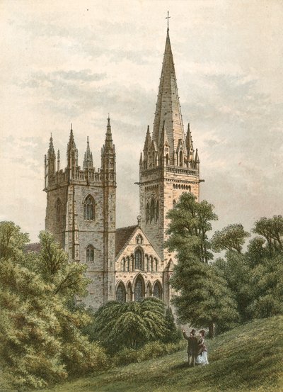 Llandaff katedral af English School