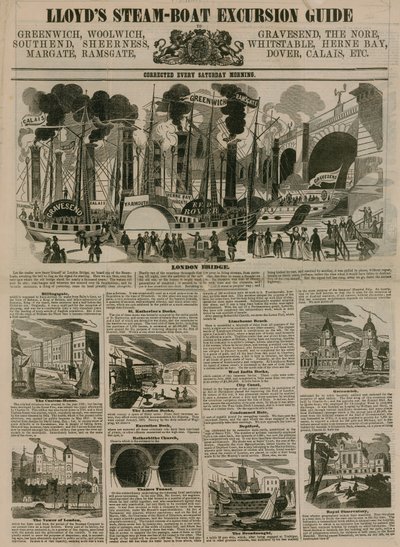 Lloyds Steam-Boat Udflugtsguide af English School