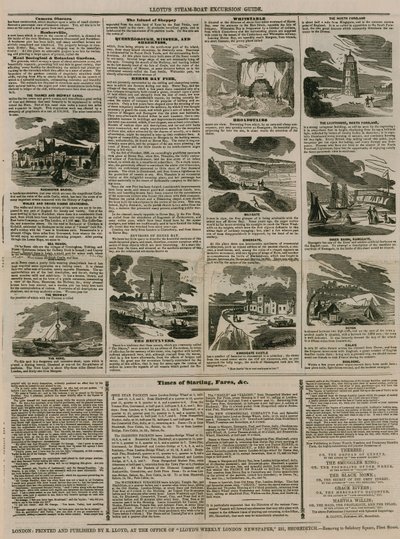 Lloyds Steam-Boat Udflugtsguide af English School