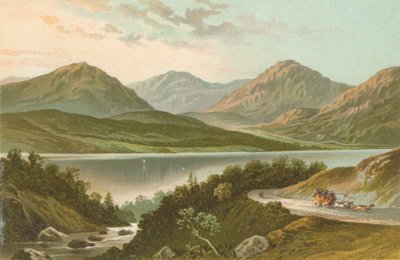 Loch Lomond fra vejen til Stronaclacher af English School
