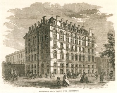 London Bridge Railway Terminus Hotel af English School
