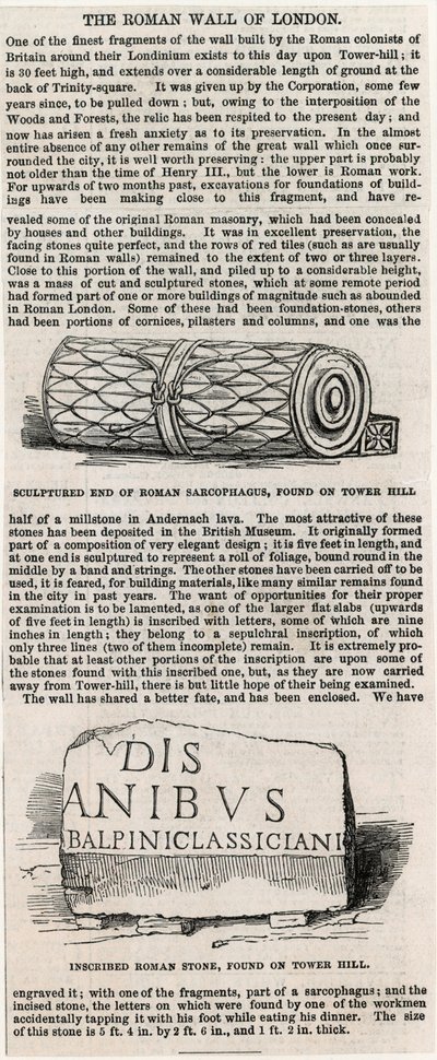 London Mur af English School