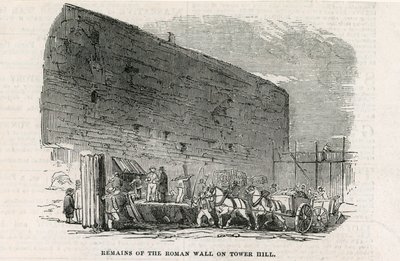 London-muren - Tower Hill af English School